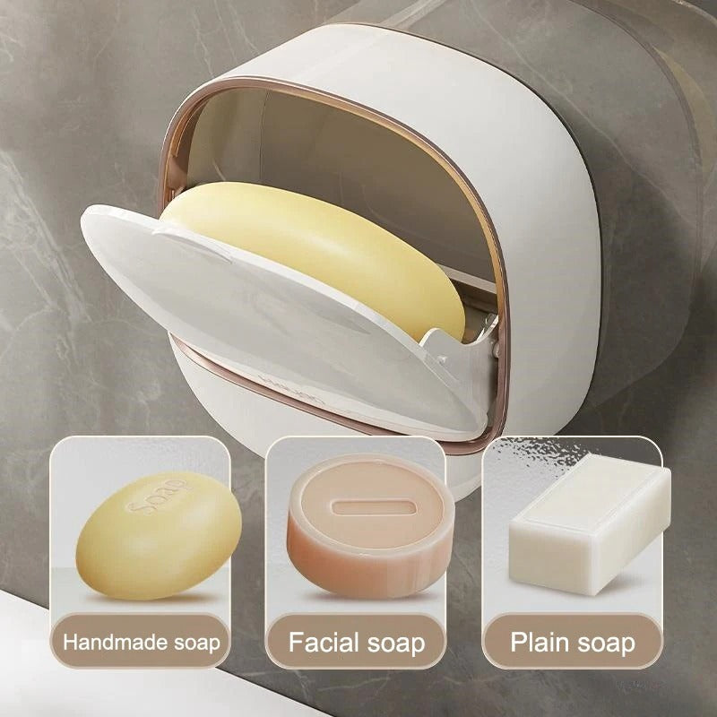 Soap Box Wall Mounted Light Luxury Soap Holder